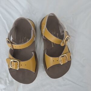 Yellow Girls Dress Sandals